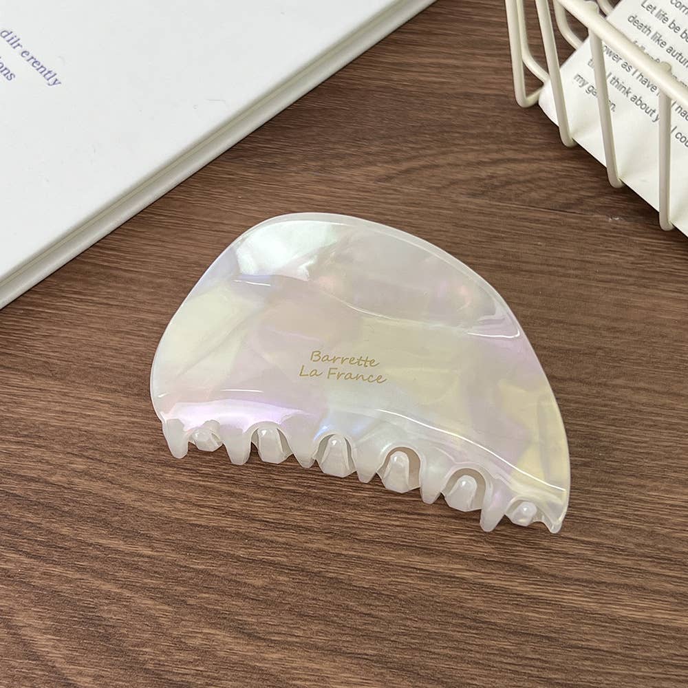 SoapElenGlen - Wholesale Hair Clip - Women's - Shell-shaped Acetate Hair Claw Clip4