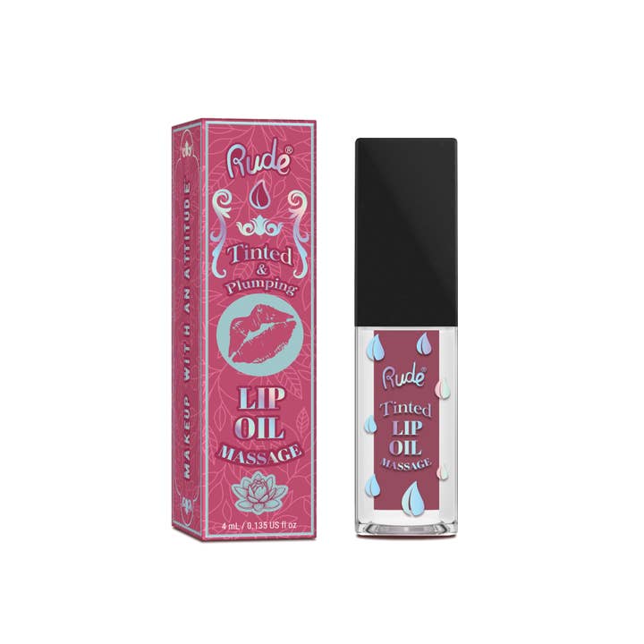 Rude Cosmetics – Gloss labial por atacado – Óleo Labial para Massagem com Efeito Tinturado e VOLUMIZADOR3
