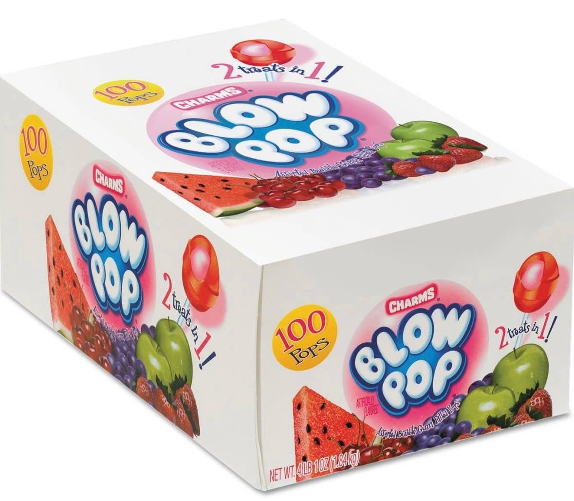 O'Shea's Candies Sweet Shop - Wholesale Lollipop - Lollipop “Original Blow Pop” 
Display Box CT 100 Since 19661