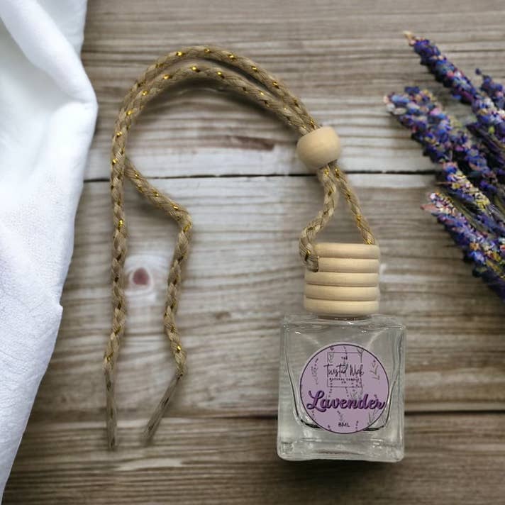 Difusor Automóvel EcoAroma Lavanda 8ml por atacado de The Twisted Wick