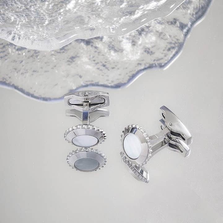 AMORINO SRL - Wholesale Cufflinks - MEN'S CUFFLINKS WITH STONE - RD241112B57X6