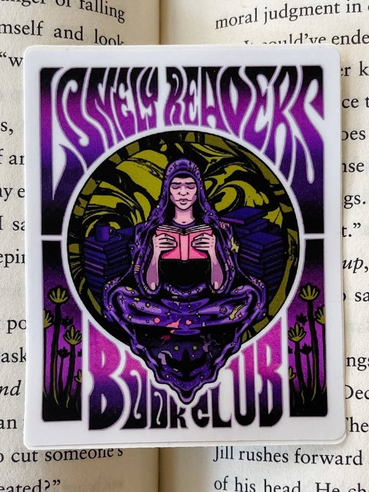 Autocollant Lonely Readers Book Club pour la vente par Inkwell Threads