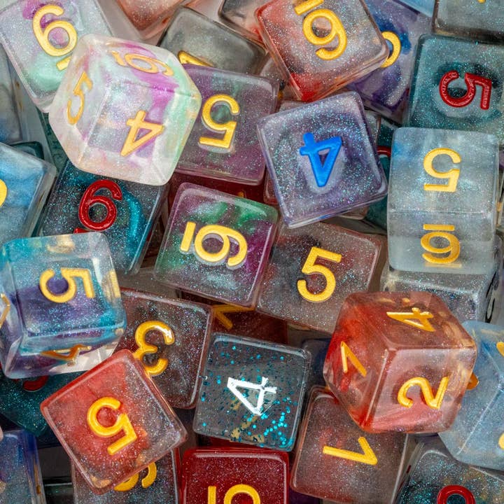 FanRoll by Metallic Dice Games - Wholesale Dice - Pound of Assorted Resin D6's2