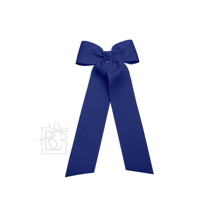 Beyond Creations, LLC - Wholesale Hair Bow - Kids - FLAT BOW W/ 7" STREAMERS ON ALLIGATOR CLIP35