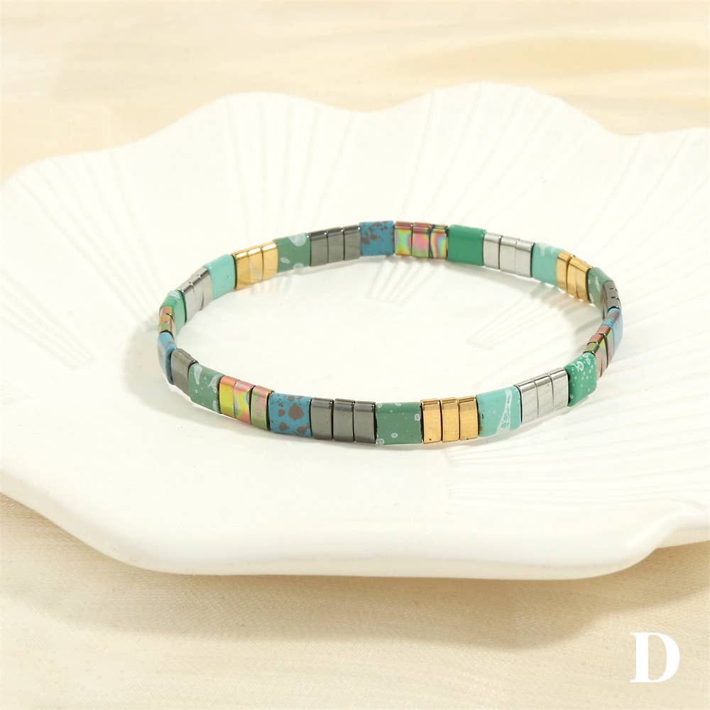 Mio Queena – Engroshandel Perlearmbånd – 5 mm TILA perle armbånd med elastik - BJ18