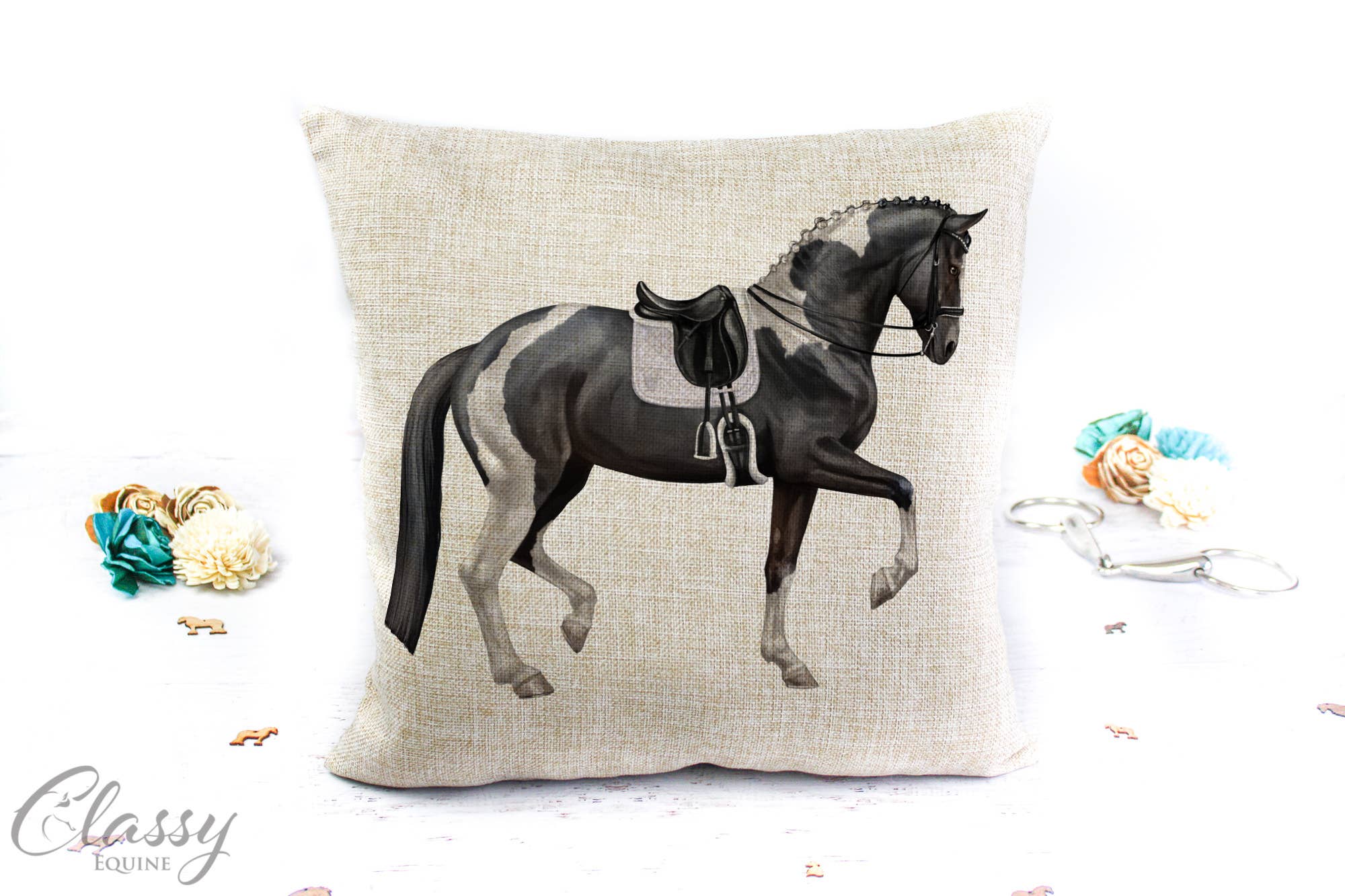 Classy Equine - Vente Housse de coussin - Housse de coussin cheval de dressage - Cadeaux équestres8
