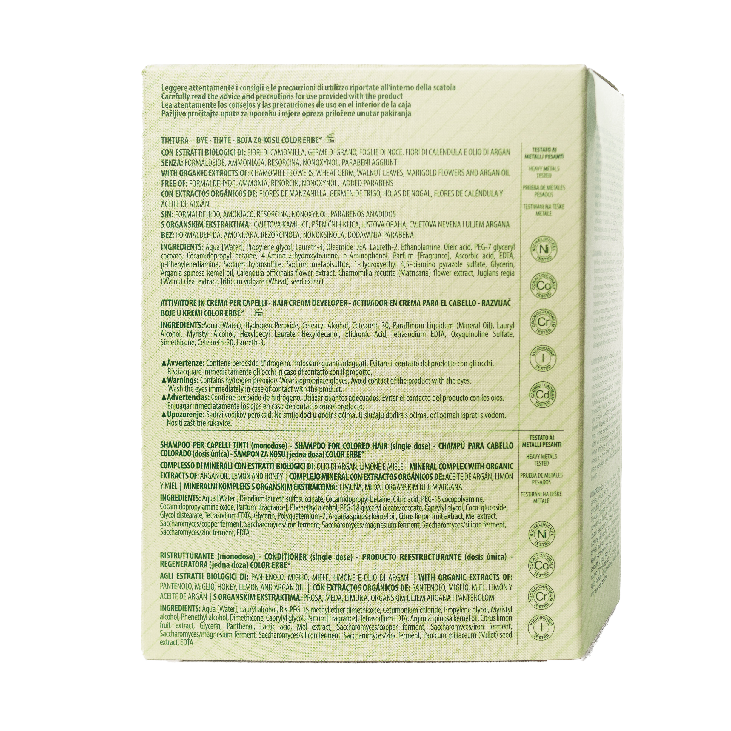 COLOR ERBE - Wholesale Hair Dye - Color Erbe Estr. Dye Organic Coppery Blond (7.4) - Made in Italy6