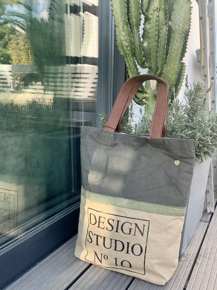 Classic Tote Taske Lærred Daglig eller Strand - RUBY E28S for engroshandel hos Casa Natura Design SL