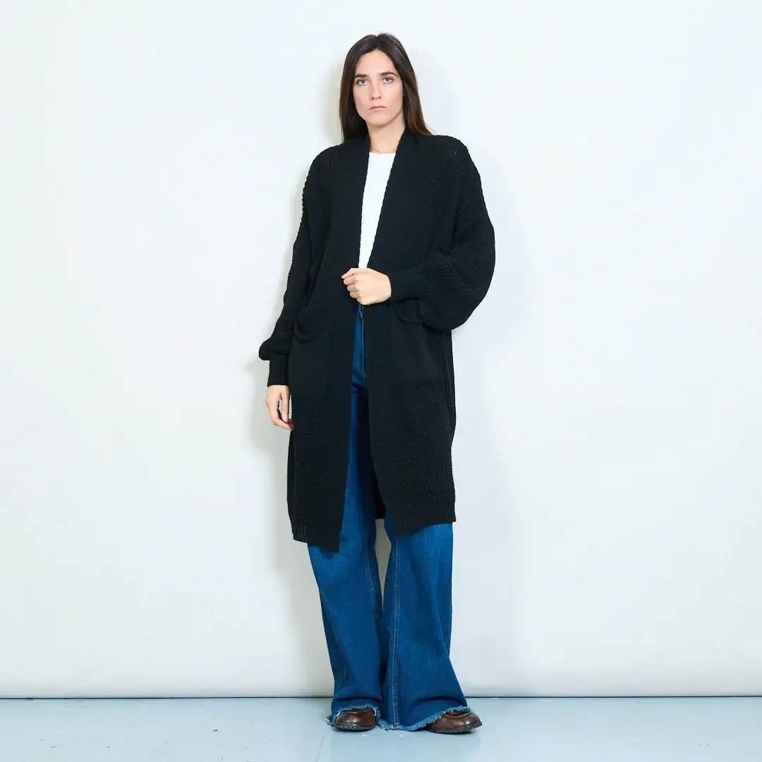 AMELÉ - Wholesale Cardigan - Women's - Long knit cardigan2