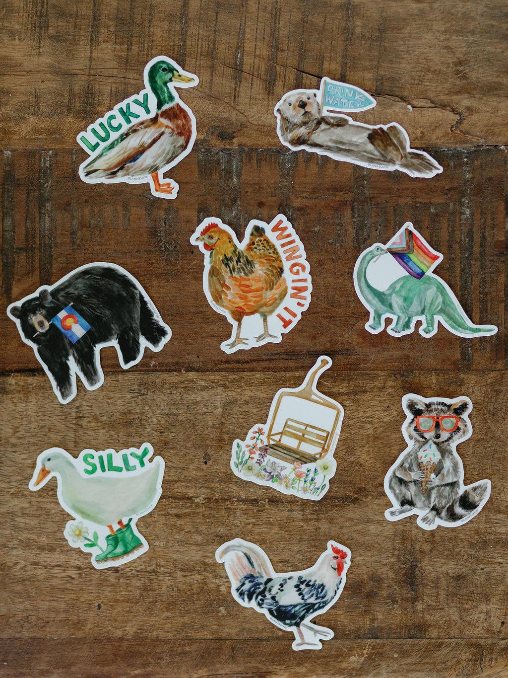 Lana's Shop - Wholesale Phone & Laptop Stickers - Wildflower Ski Chairlift Sticker6