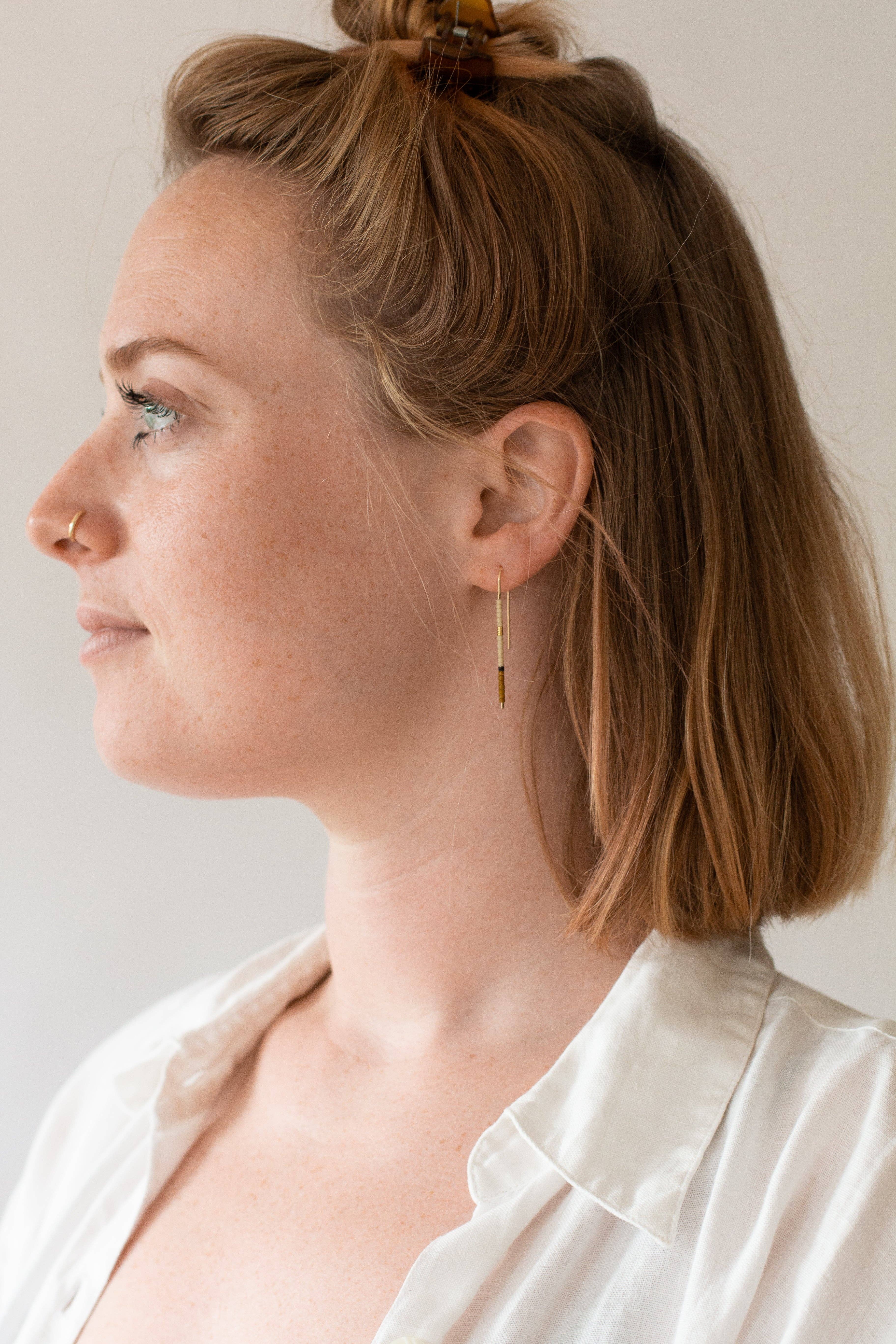 YEWŌ Collective - Wholesale Dangle Earrings - Mala Ear Pins10