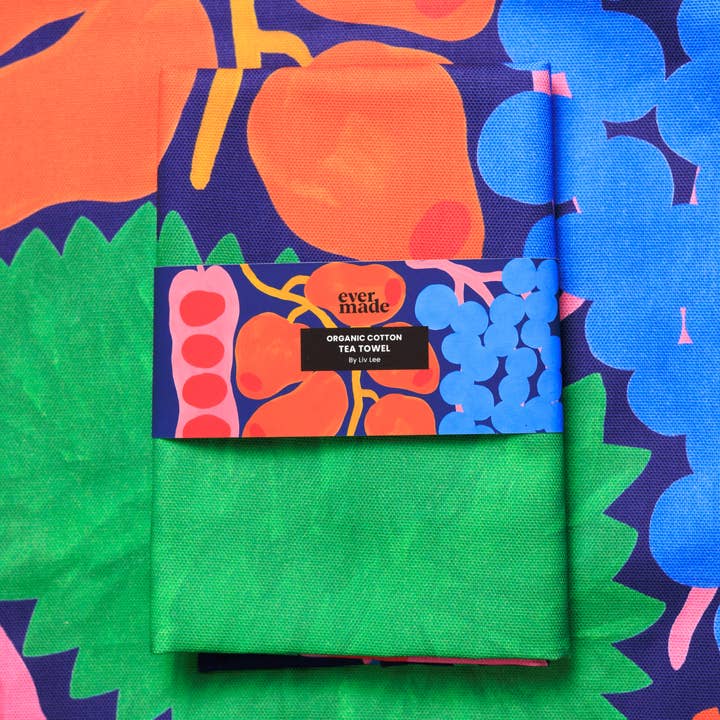 Fruits of the Amazon Tea Towel by Liv Lee for wholesale by Evermade