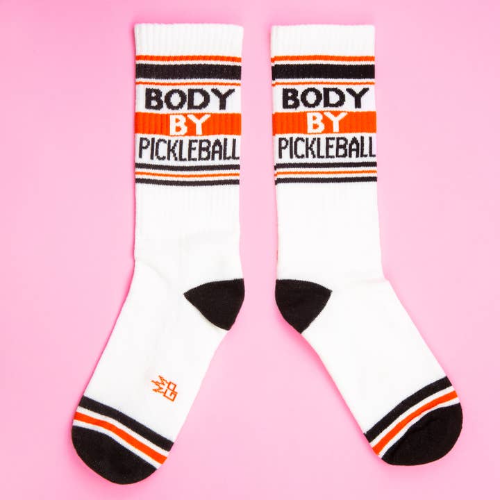 Gumball Poodle - Wholesale Socks - Unisex - Body By Pickleball Gym Crew Socks4