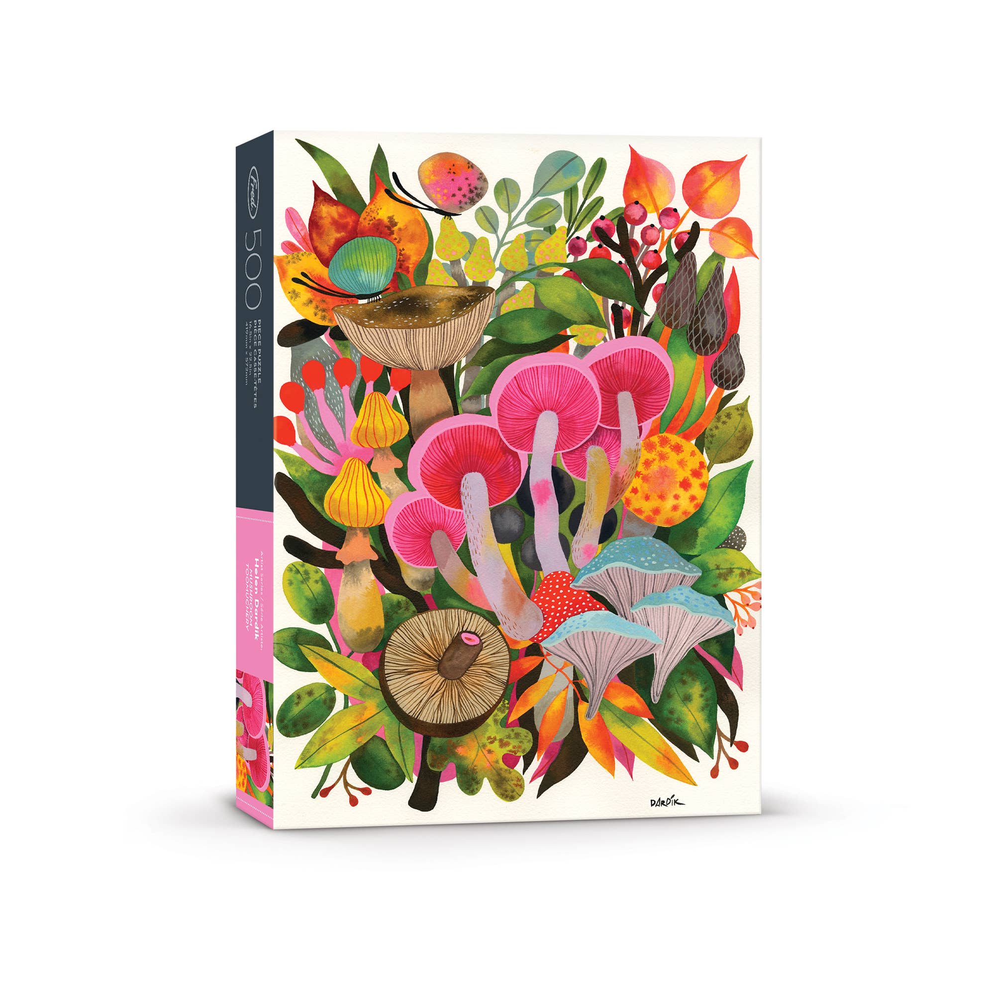 Fred & Friends - Wholesale Puzzle - Adult - Puzzle 500 Pc - Dardik Mushrooms