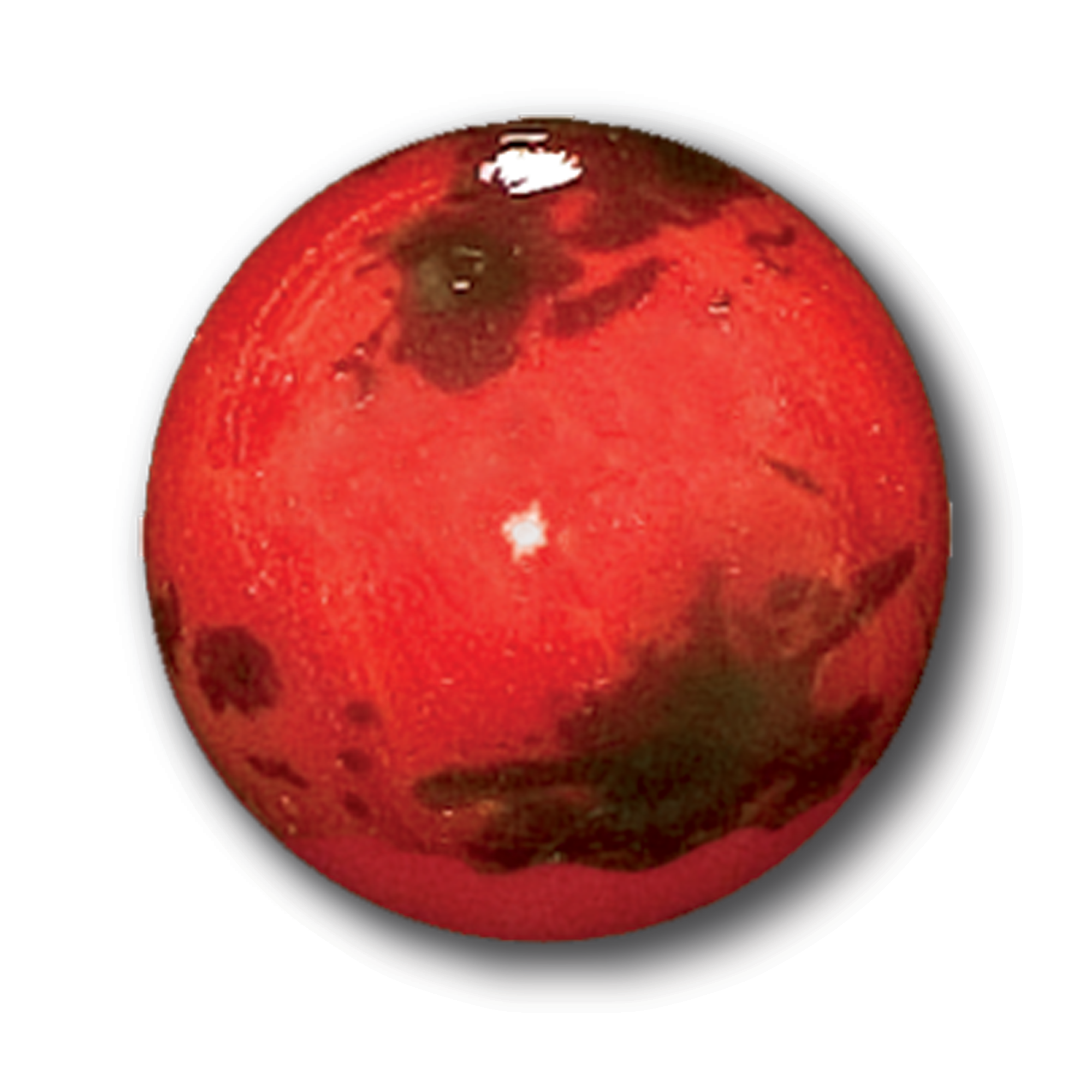 Shasta Visions - Wholesale Decorative Tabletop Object - 1” Mars Marbles0