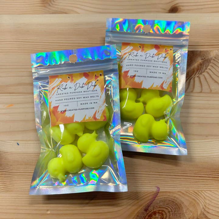 Rub a Dub Dub - Forme de canard - Cire de soja fondue - 1,0 oz pour la vente par Created Purpose Boutique