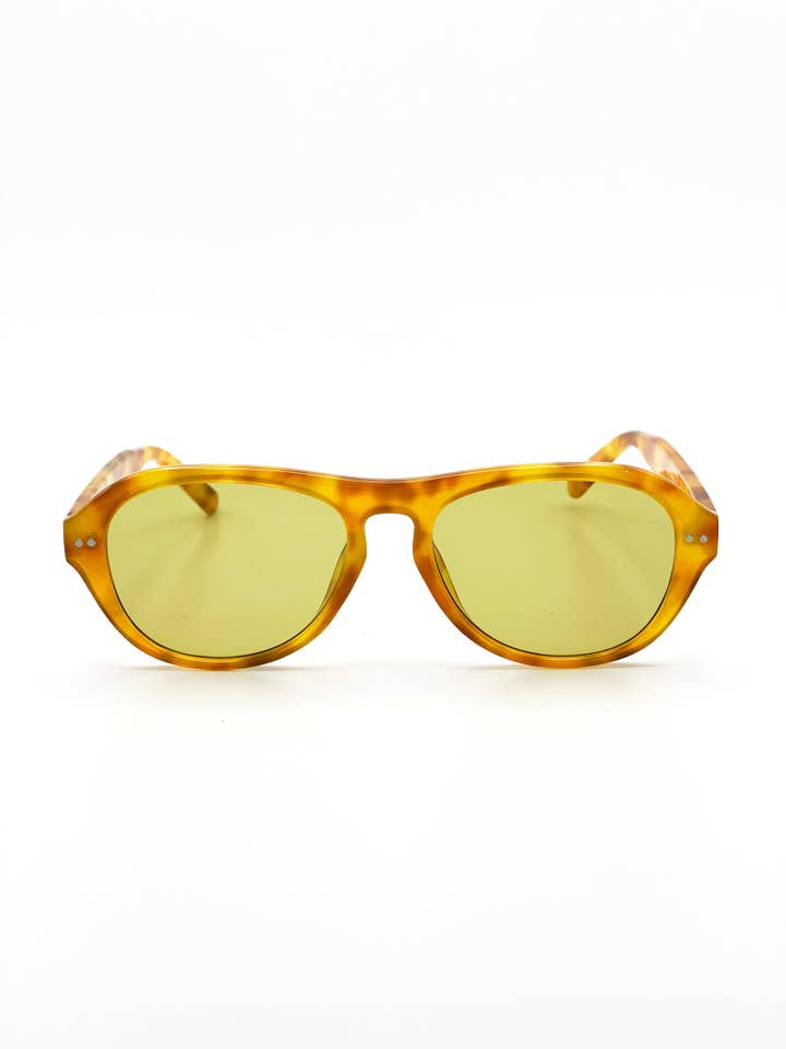 L&S Blanc Round Frame Sunglasses in Vintage Tort for wholesale by Angels Whisper Accessories