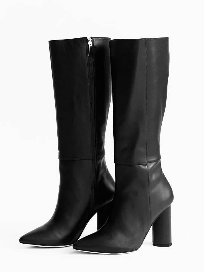 Celina Tall boot - Black for wholesale by Alma Caso