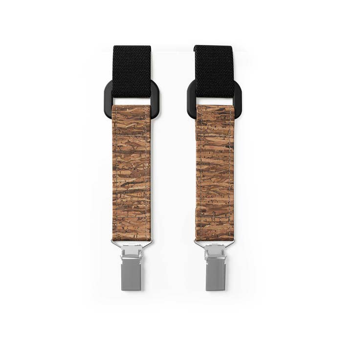 MAY-TIE - Wholesale Suspenders - Men's - MAY-TIE Cork Suspenders | Wood Brown | Iconic Y-Shape