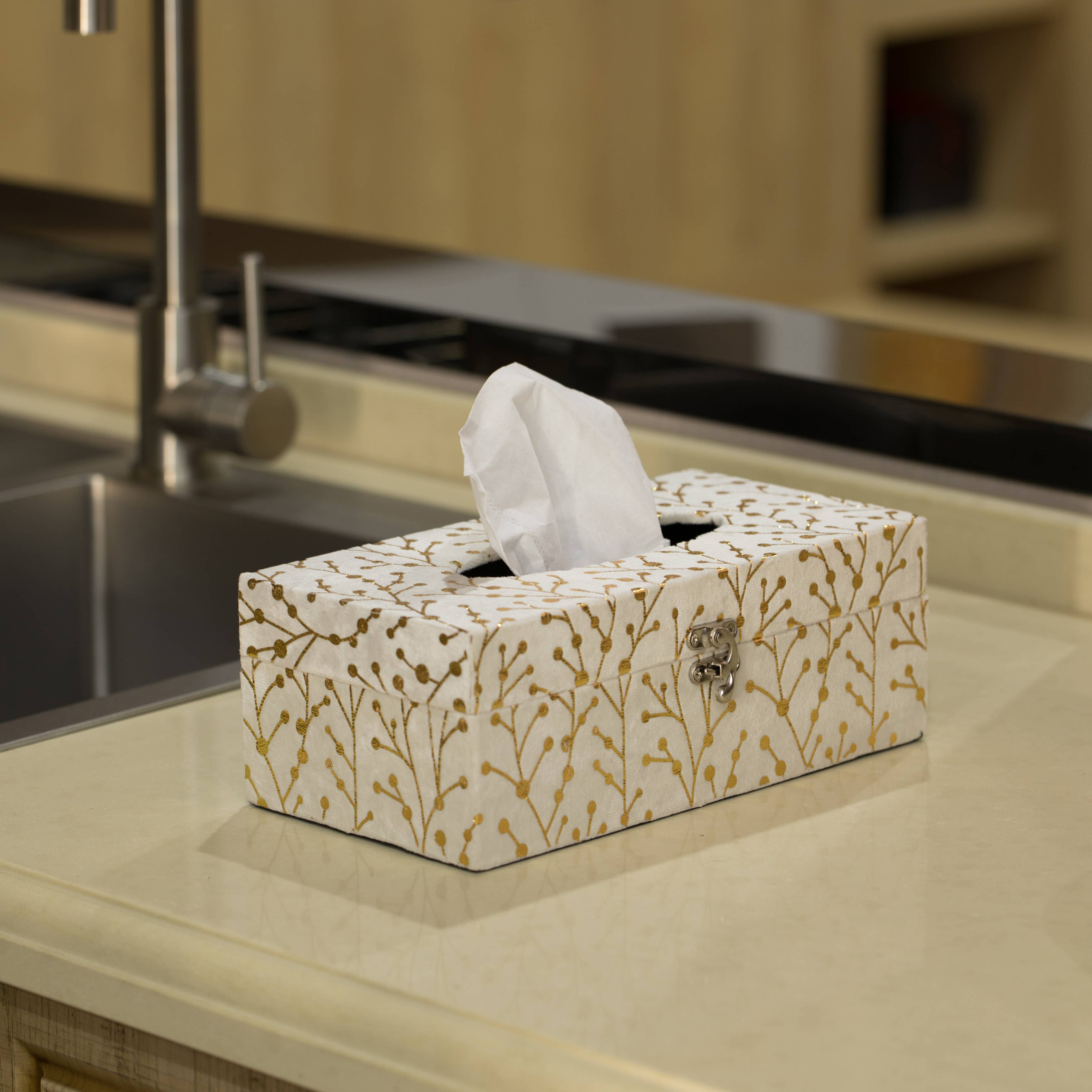 Quickway Imports - Wholesale Tissue Box - Velvet Modern Paper Facial Tissue Box Holder10
