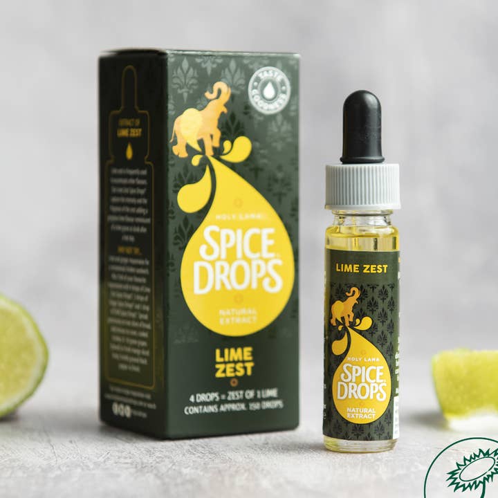 Lime Zest Natural Extract, Spice Drops, Oil, Vegan for wholesale by Holy Lama Naturals