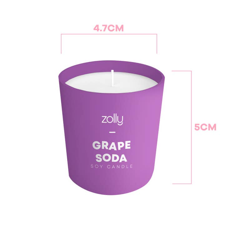 Grape Soda Mini Candle 40g for wholesale by Royal Essence (AUS)