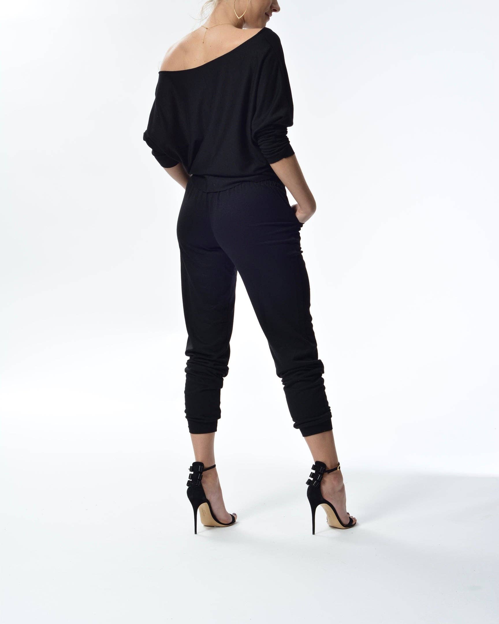 Tracy Nicole – Calças - Mulher por atacado – Joggers com cordão Jessica4