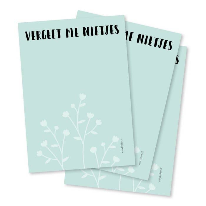 Notebook A6 Forget Me Staples for wholesale by byBean