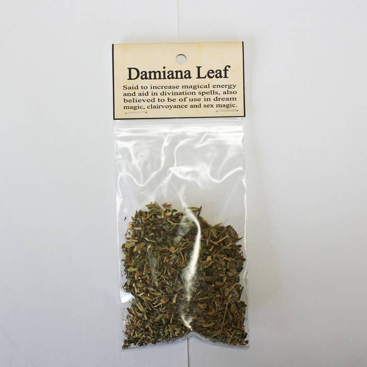 Damiana Leaf Herb .25 oz for wholesale by It's Your Journey LLC
