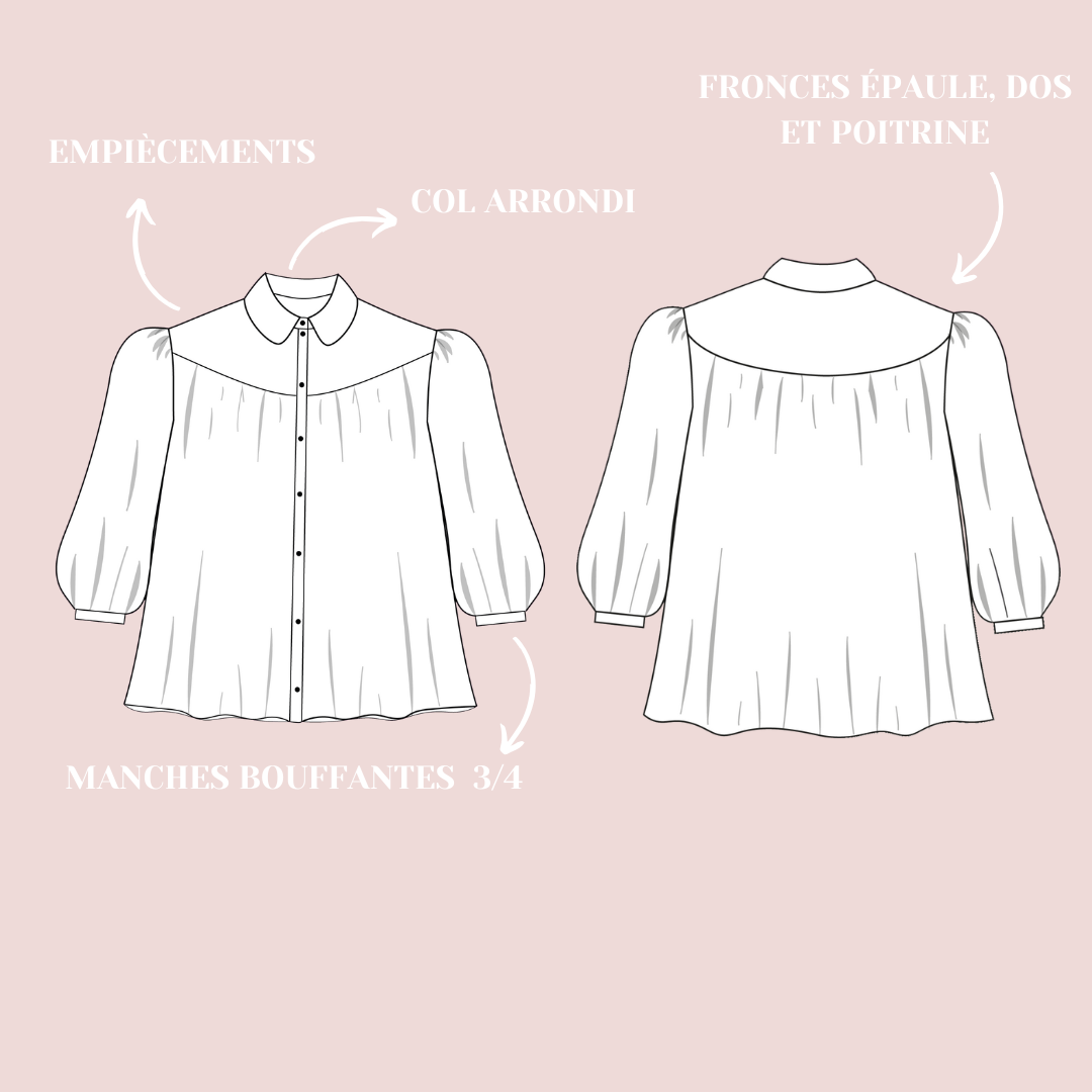 Lise Tailor – Kit de costura artesanal por atacado – Padrão de costura - Dapper - vendido individualmente2