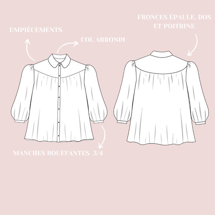 Lise Tailor – Kit de costura artesanal por atacado – Padrão de costura - Dapper - vendido individualmente2