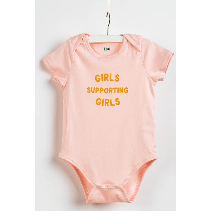 Girls Supporting Girls' Baby Onesie for wholesale by les girls collective
