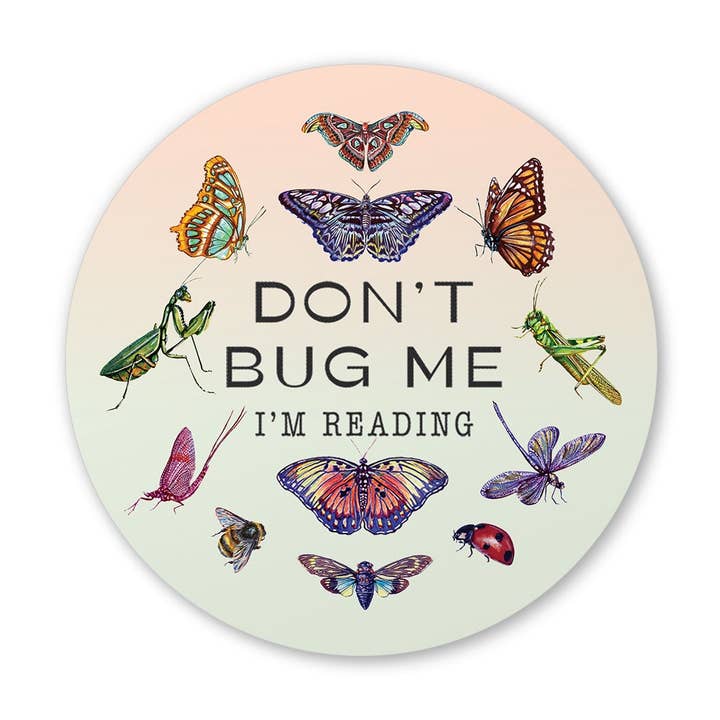 Autocollant Don't Bug Me pour la vente par Fables & Tales Co.