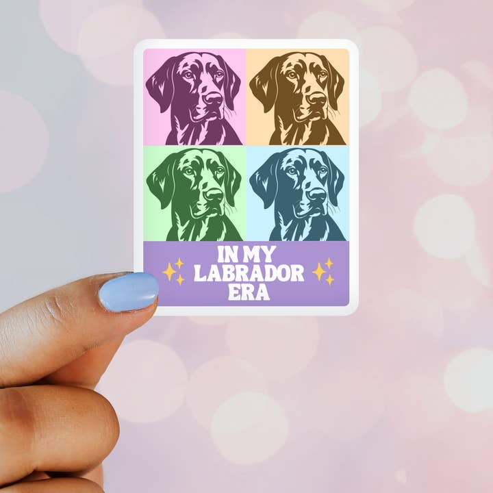 Dans mon ère Labrador – Autocollant vinyle inspiré de Taylor Swift pour la vente par Wildside Dog Gear
