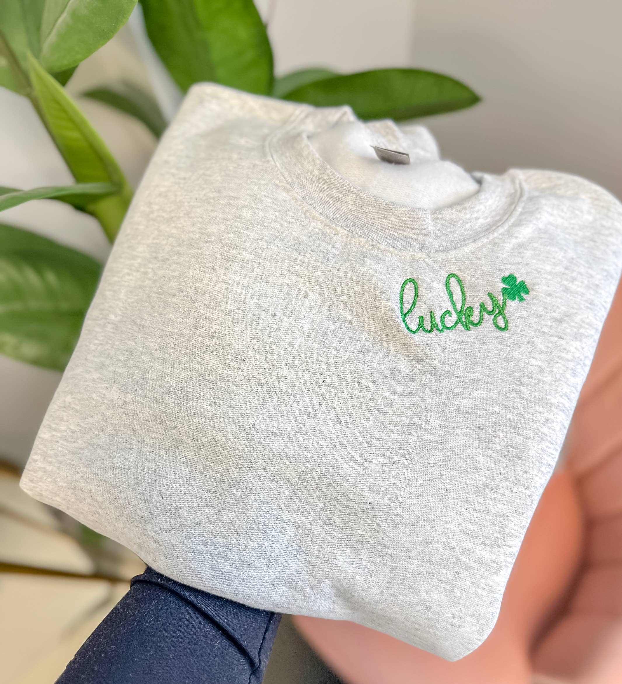 Bash - Wholesale Graphic Sweatshirt - Women's - Lucky Sweatshirt, St. Patrick's Day Sweatshirt, Shamrock