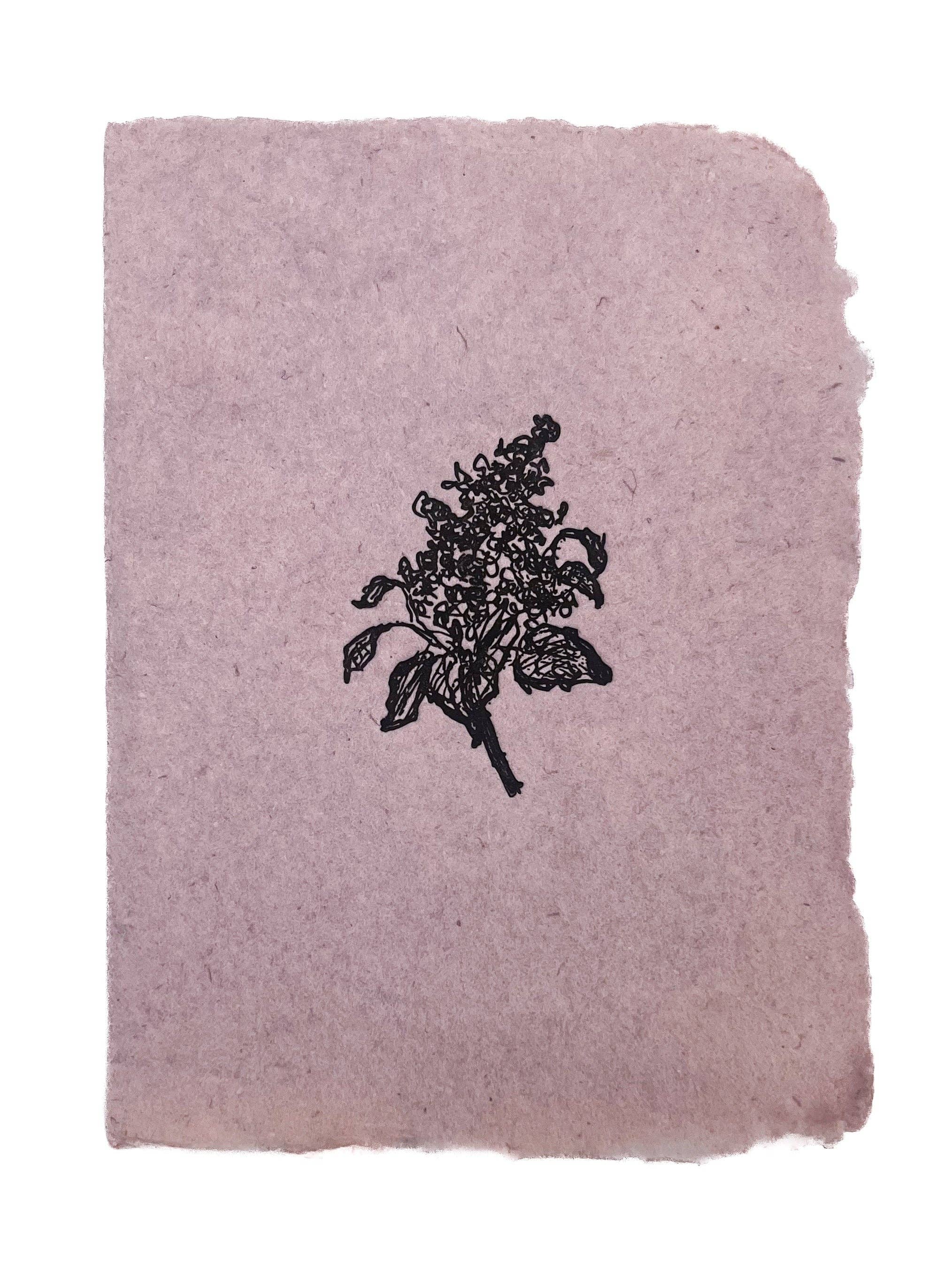 farmette - Wholesale Everyday Greeting Card - lilac branch0