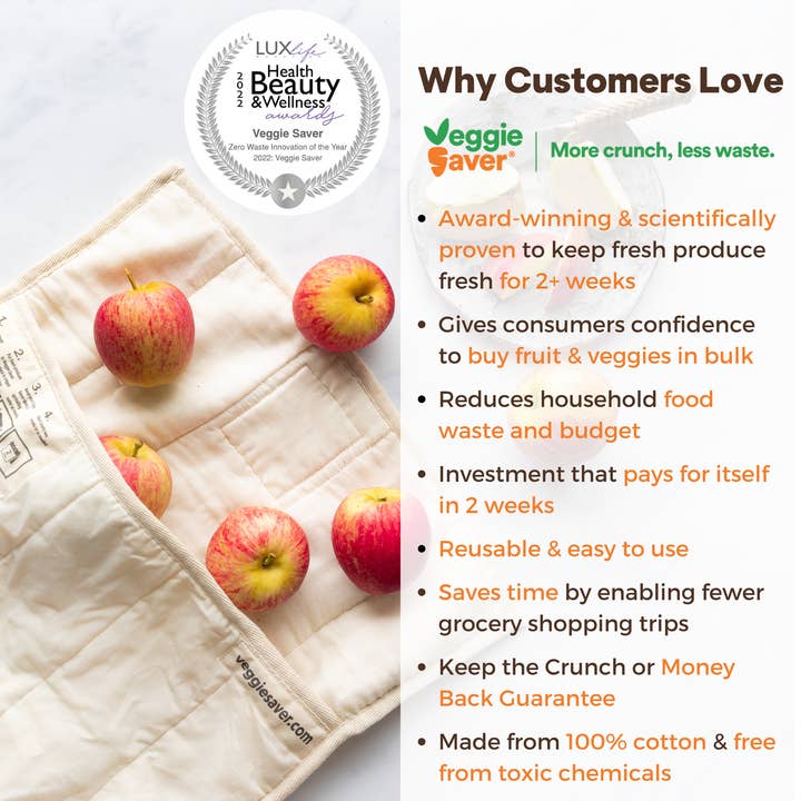 Veggie Saver - Wholesale Food Storage Wrap/Bag - Veggie Saver4