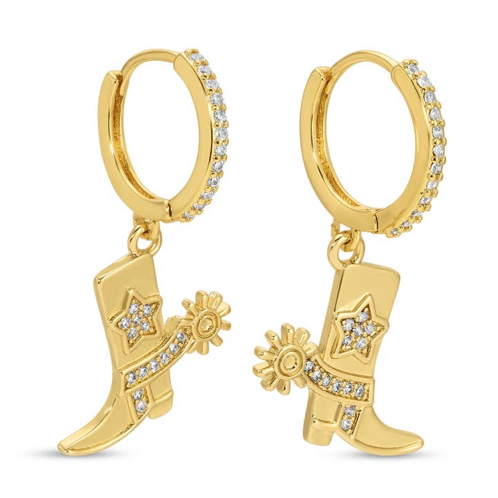 Pave Huggies - Glitzy Cowgirl Boot for wholesale by Splendid Iris