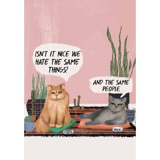 Odio le stesse cose Retrospect per la vendita all'ingrosso da parte di Retrospect Greeting Cards