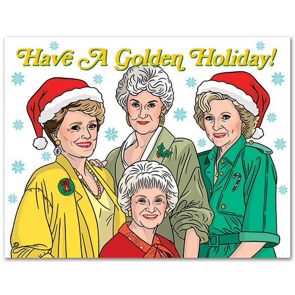 THE FOUND - Wholesale Christmas Card - Golden Girls Holiday Christmas Card