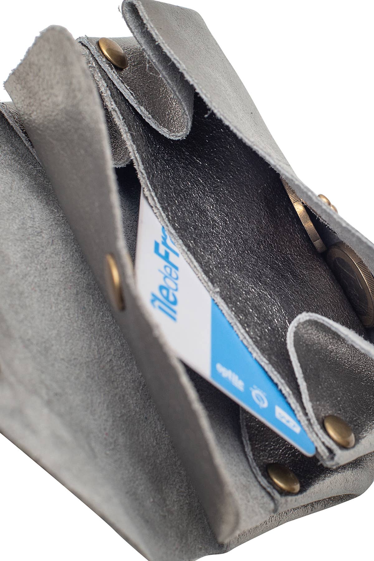 Cherry Paris – Carteira - Mulher por atacado – Pequenas peças de couro SUZIE METAL - 490361