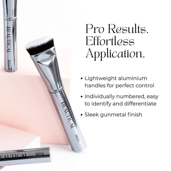 BEAUTICAL - Wholesale Makeup Brush Set - BEAUTICAL METAL GLAM Brush Set4