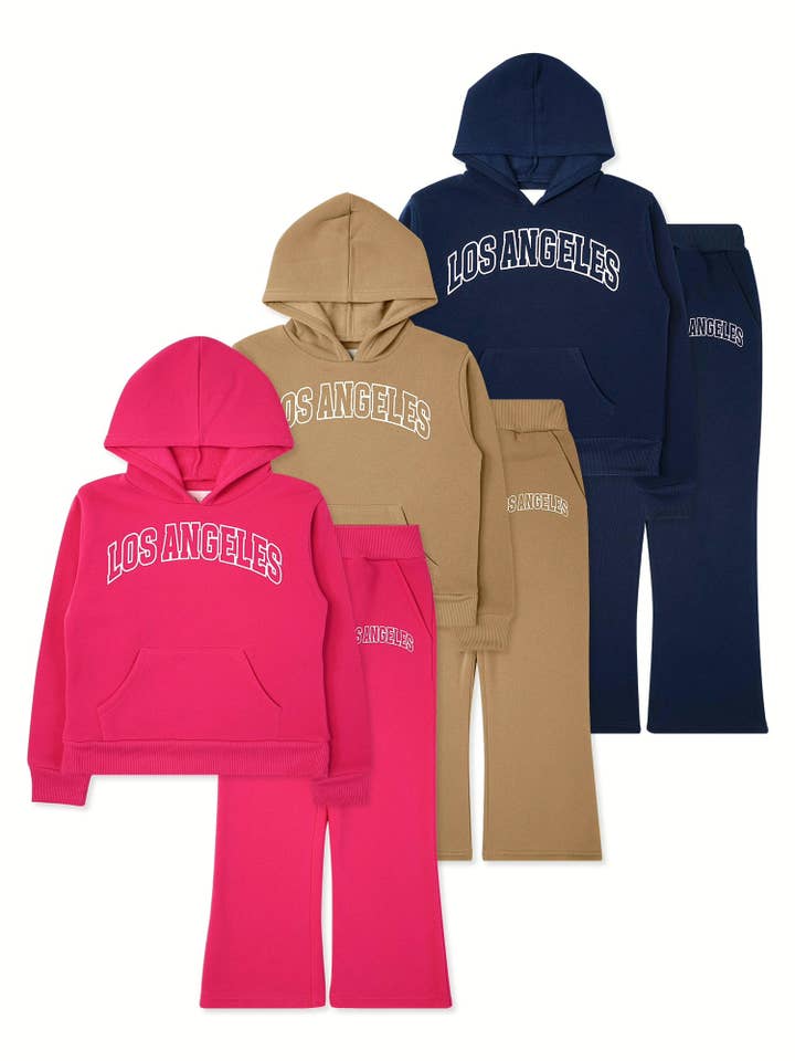 Girls’ 2PC Fleece Set #N25 for wholesale by Chase USA International