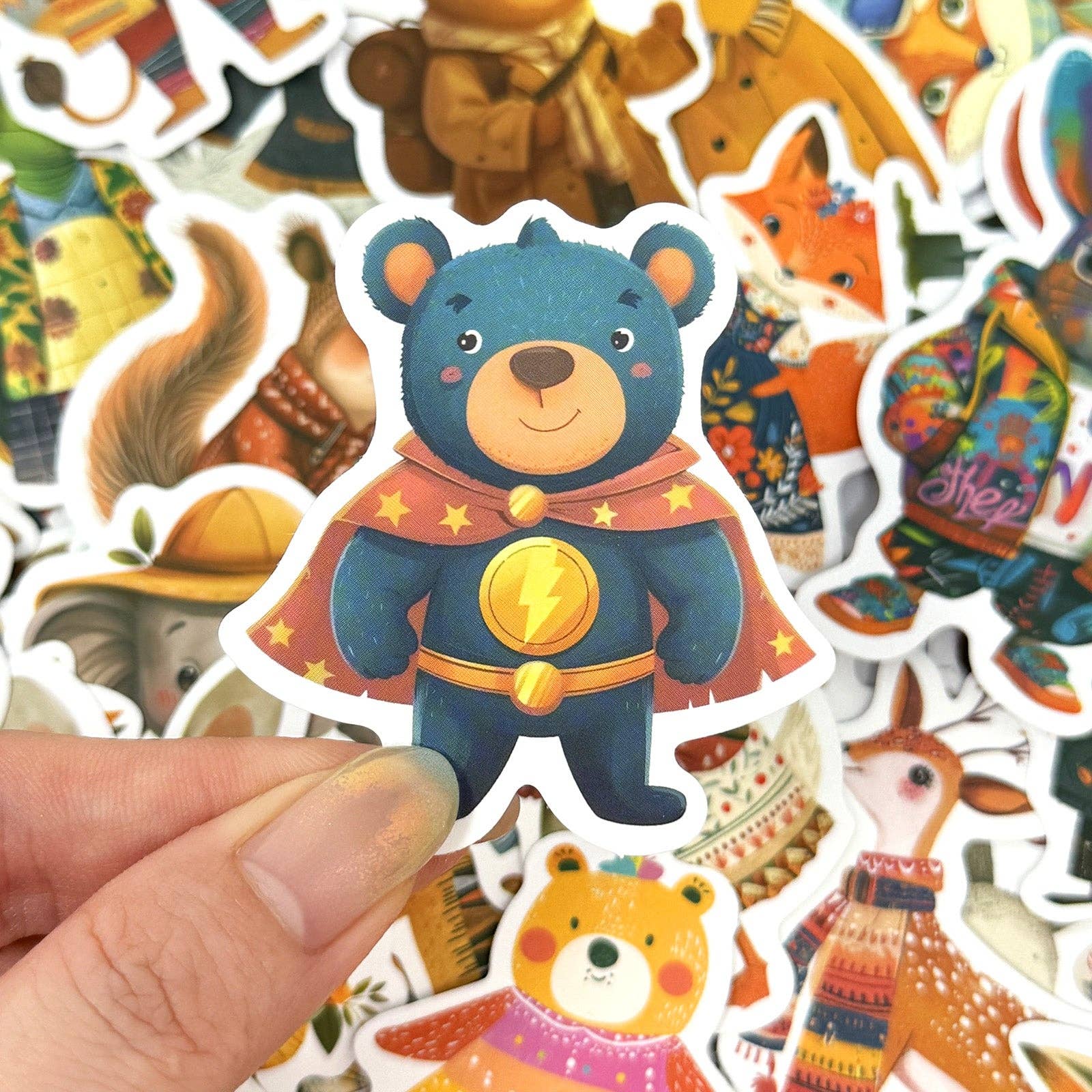 Wrapables.com - Wholesale Sticker - Wrapables Waterproof Vinyl Stickers, 100pcs, Rustic Creature4