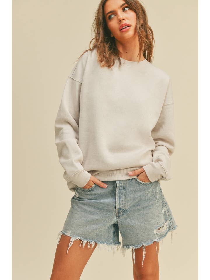 Honestee - Wholesale Sweatshirt - Women's - Blank Long Sleeve Sweatshirt3