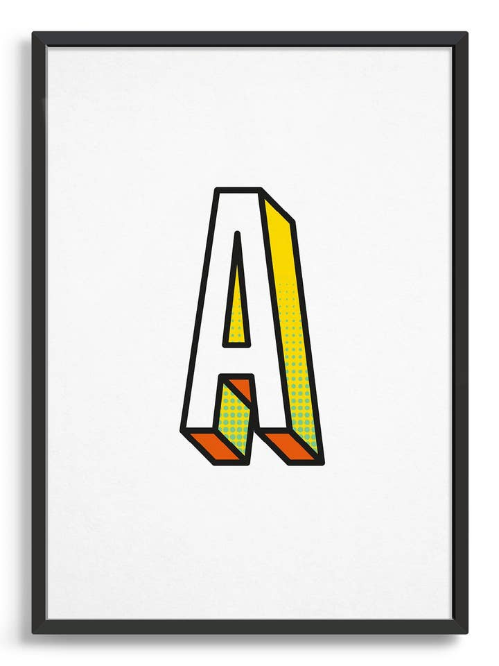 Alphabet 3D pour la vente par Rocket Jack