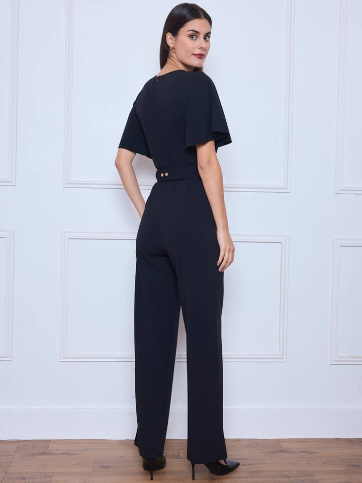 KICHIC - Wholesale Jumpsuit - Women's - Belted jumpsuit K58872