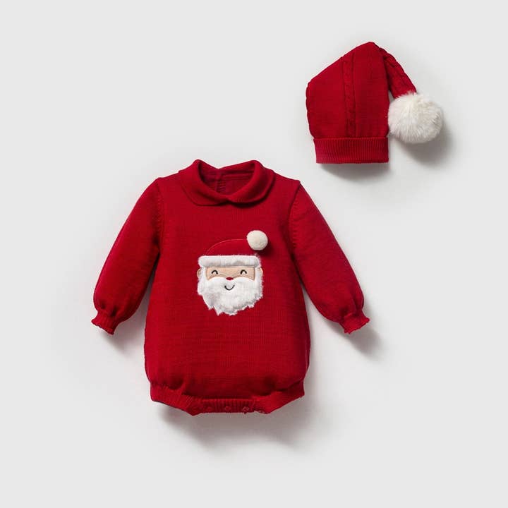 Unisex Christmas Baby Romper with Santa Hat -3-6-9-12 Months and other Purchase wholesale santa outfit. Free returns & net 60 terms on Faire trending on Faire.