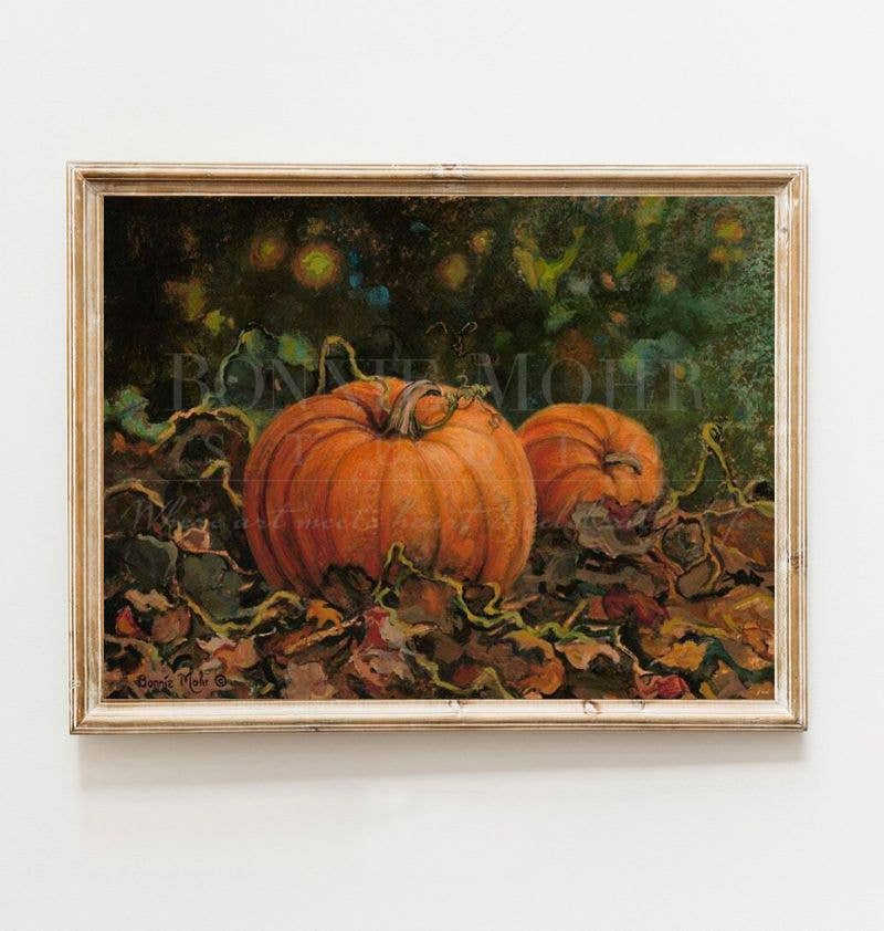 Bonnie Mohr Studio - Wholesale Art Print - Pumpkin Patch0