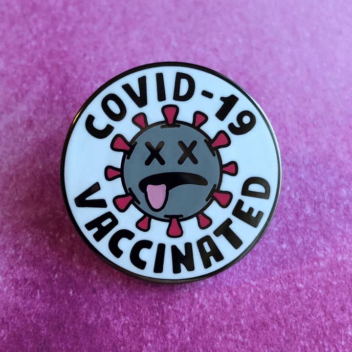 Dode Covid-pin voor wholesale door Rad Girl Creations